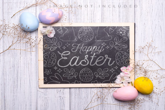 Chalkboard Mockup and Easter Eggs: A Strategic Asset for Visual Communication