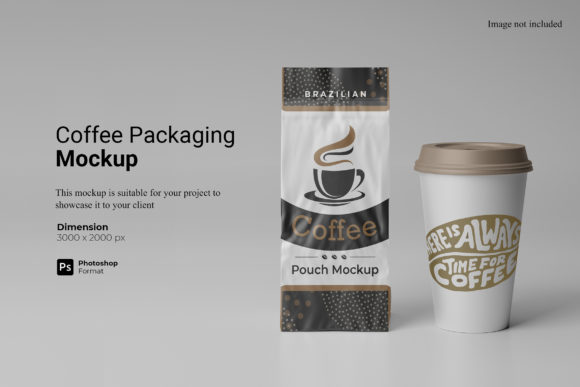 Coffee Packaging Mockup for Professional Branding