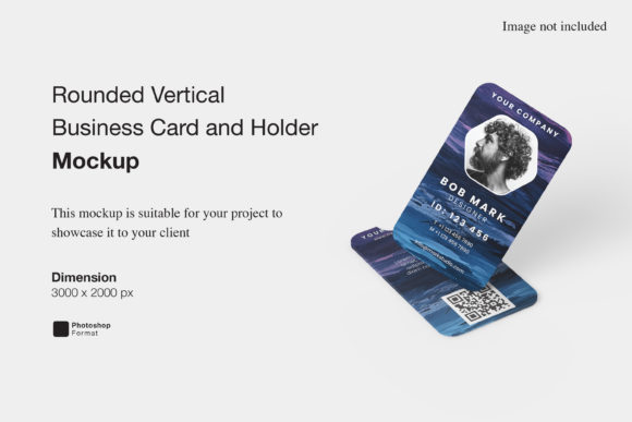 Elevate Your Brand Identity: A Comprehensive Guide to Using the Rounded Vertical Business Card Mockup
