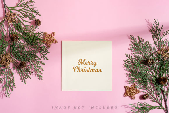 Festive Christmas Mock-up Card: A Strategic Asset for Seasonal Branding and Content Creation