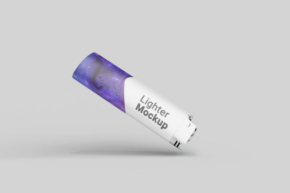 Floating Lighter Mockup: Elevate Your Brand Presentation