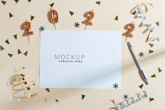 Greeting New Year Card Mockup: A Practical Evaluation for Designers
