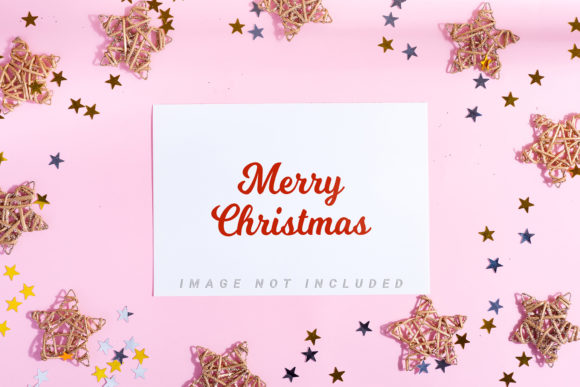 Greeting New Year Mockup Card