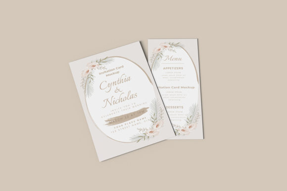 Invitation Card Mockup: Professional 3D Presentation Tool