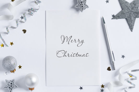 Merry Christmas Brochure Mockup