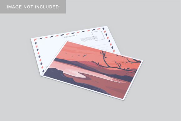 Postcard Mockup V4: Elevate Your Design Portfolio