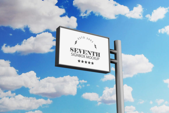 Sign Box Mockup