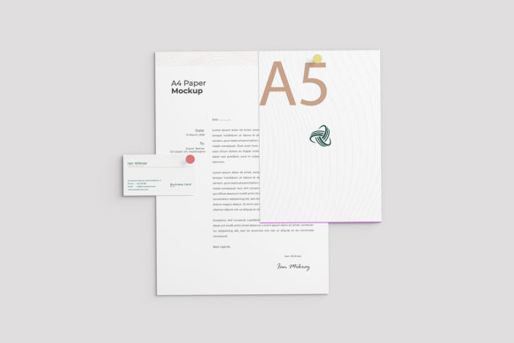 Simple Stationery Mockup