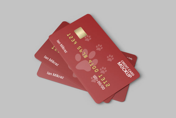 Swing Credit Card Mockup: Professional Design Showcase